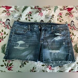 American Eagle women’s jean shorts, size 12.